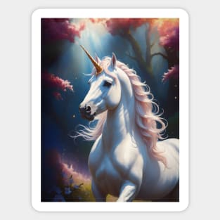 Unicorn with pink mane Sticker